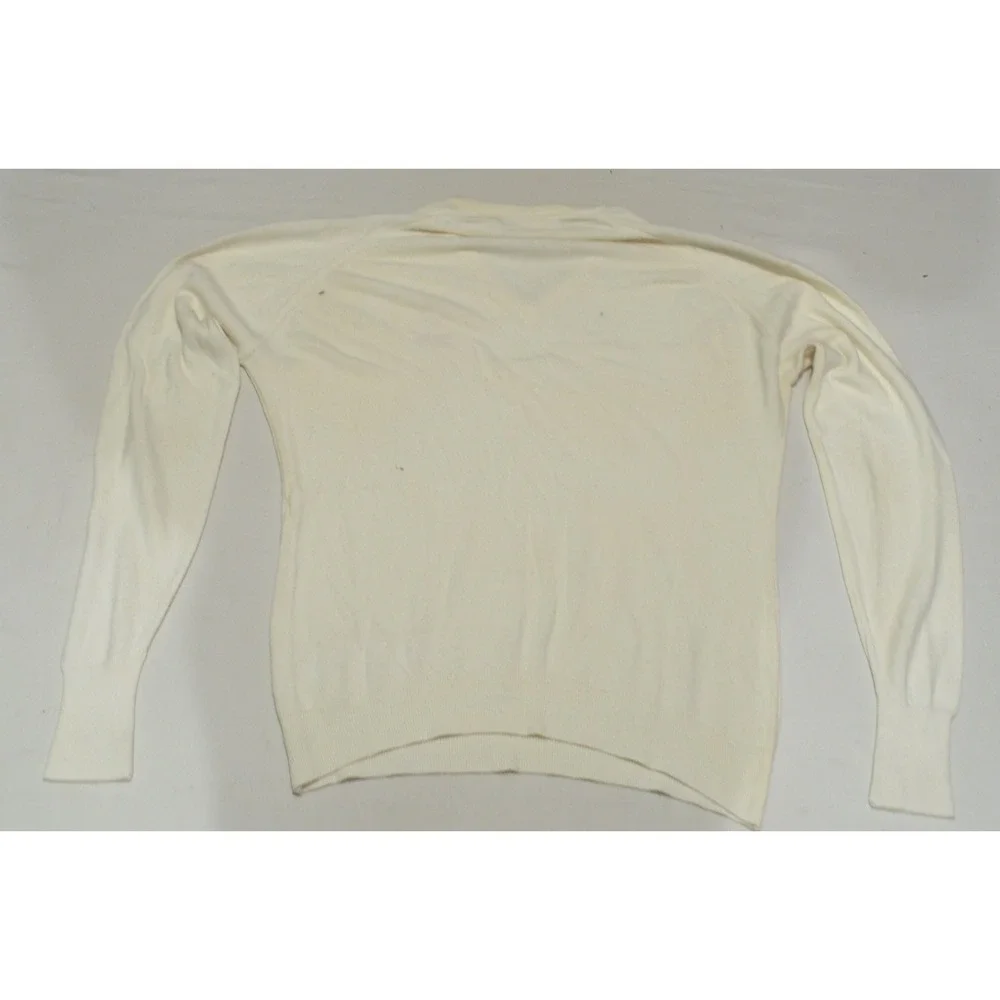 Vintage‎ 1980sNebraska Cornhuskers Football White Acrylic V-Neck Sweater
